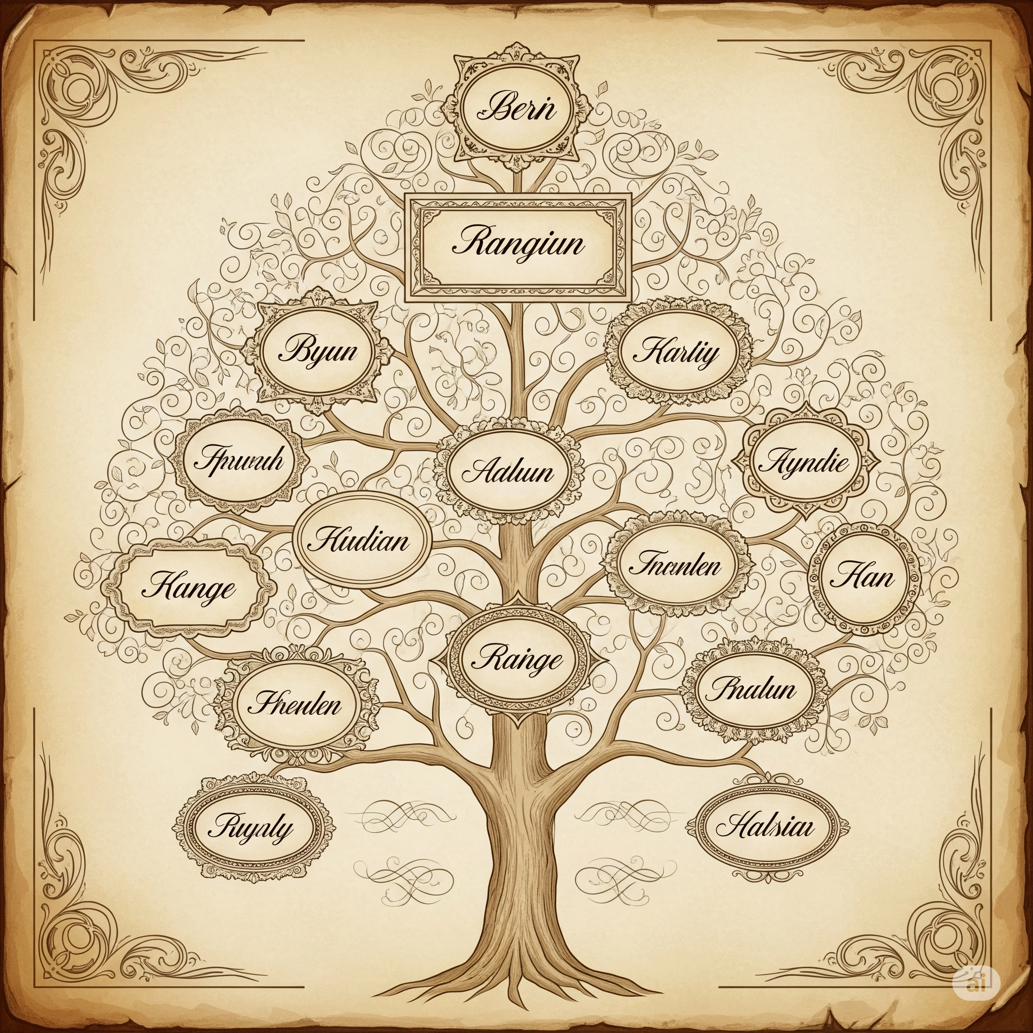 Contoh halaman silsilah